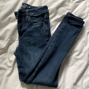 AE Darkwash 360 Stretch Skinny Jeans